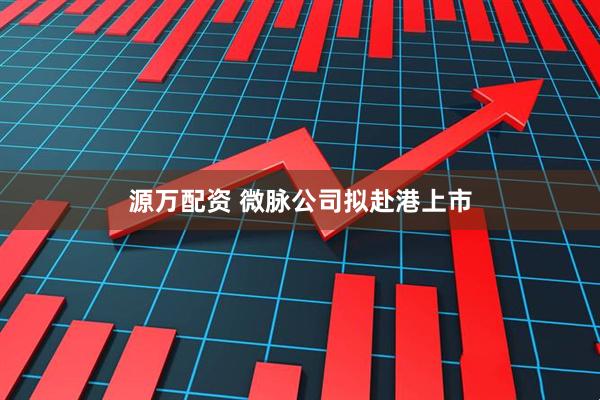 源万配资 微脉公司拟赴港上市
